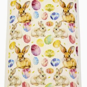 Easter Bunny & Easter Eggs Swedish Dishcloth