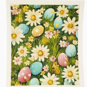 Easter Egg Hunt Spring Swedish Dishcloths