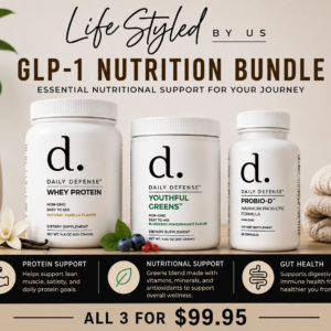 GLP-1 Support Bundle: Protein Powder, Daily Greens Powder, and Daily MAX Probiotic
