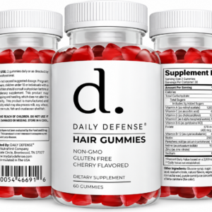 Gummy Hair Vitamins For Beautiful Hair By Daily Defense
